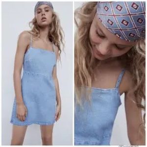 ZARA‎ Denim Mini Dress